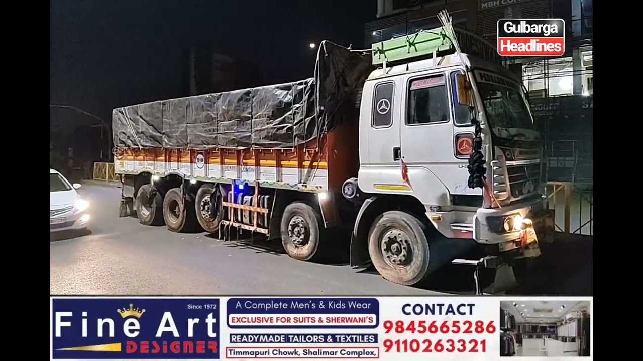 Gulbarga: Late-night crash on Ring Road, tipper rams two cars, driver escapes.