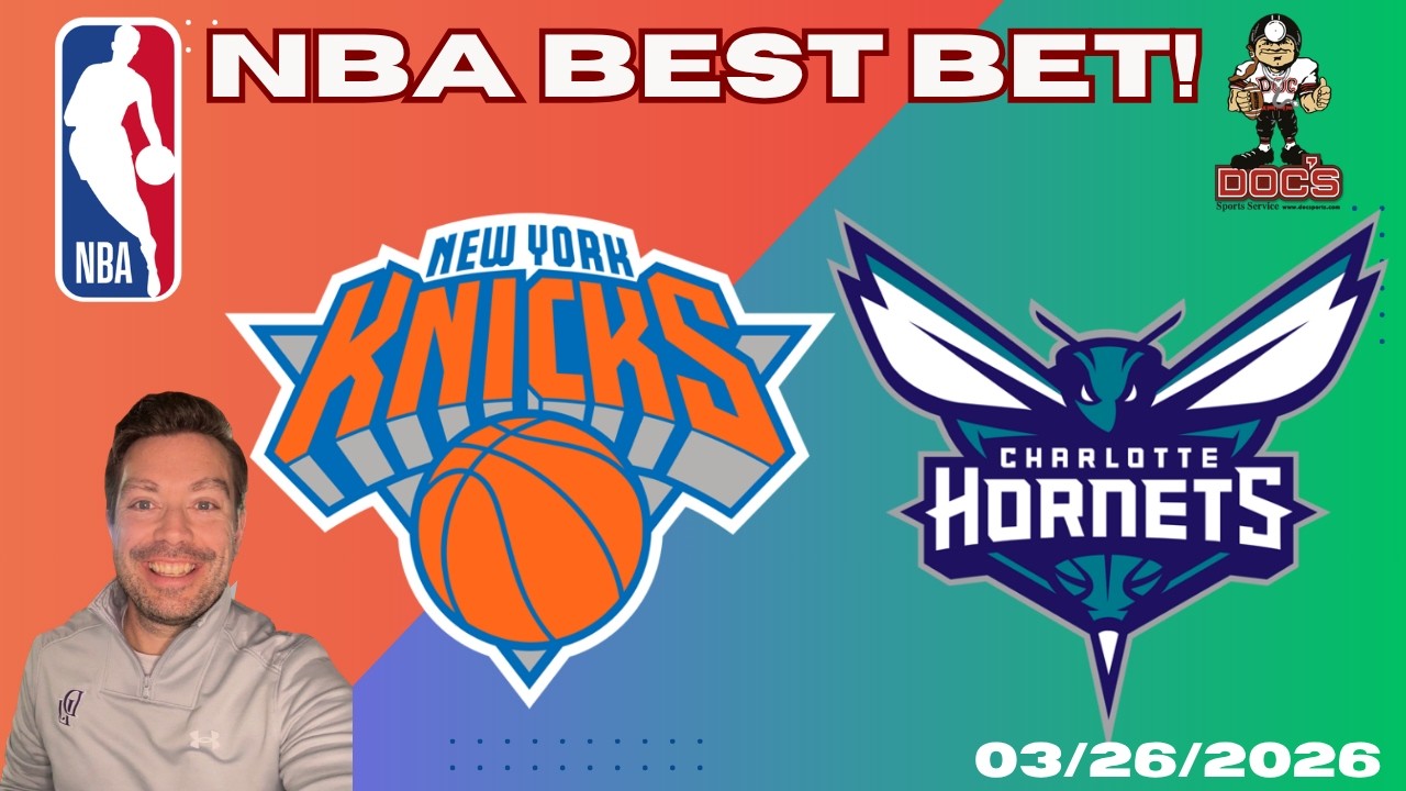 New York Knicks vs Charlotte Hornets NBA Picks and Predictions Today | Nolan Patrick's Best NBA Bets