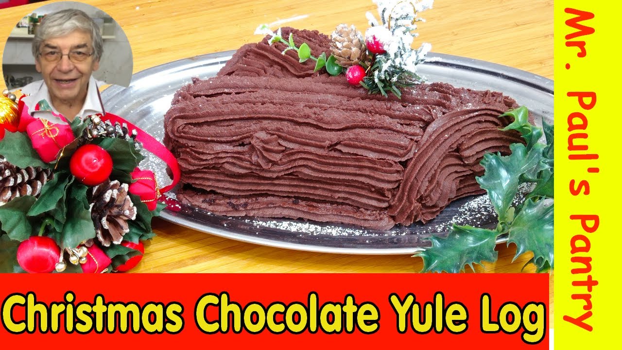 Christmas Chocolate Yule Log
