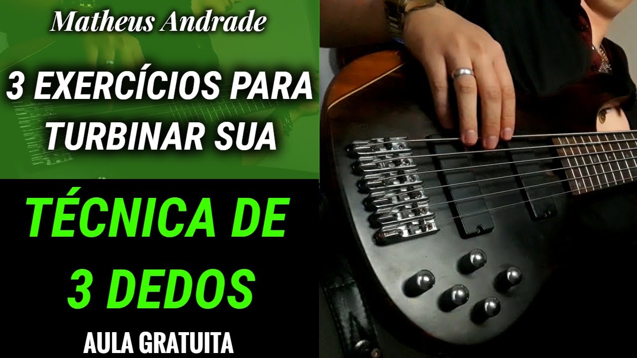 3 EXERCÍCIOS PARA TURBINAR SUA TÉCNICA DE 3 DEDOS! #3dedos #pizzicato
