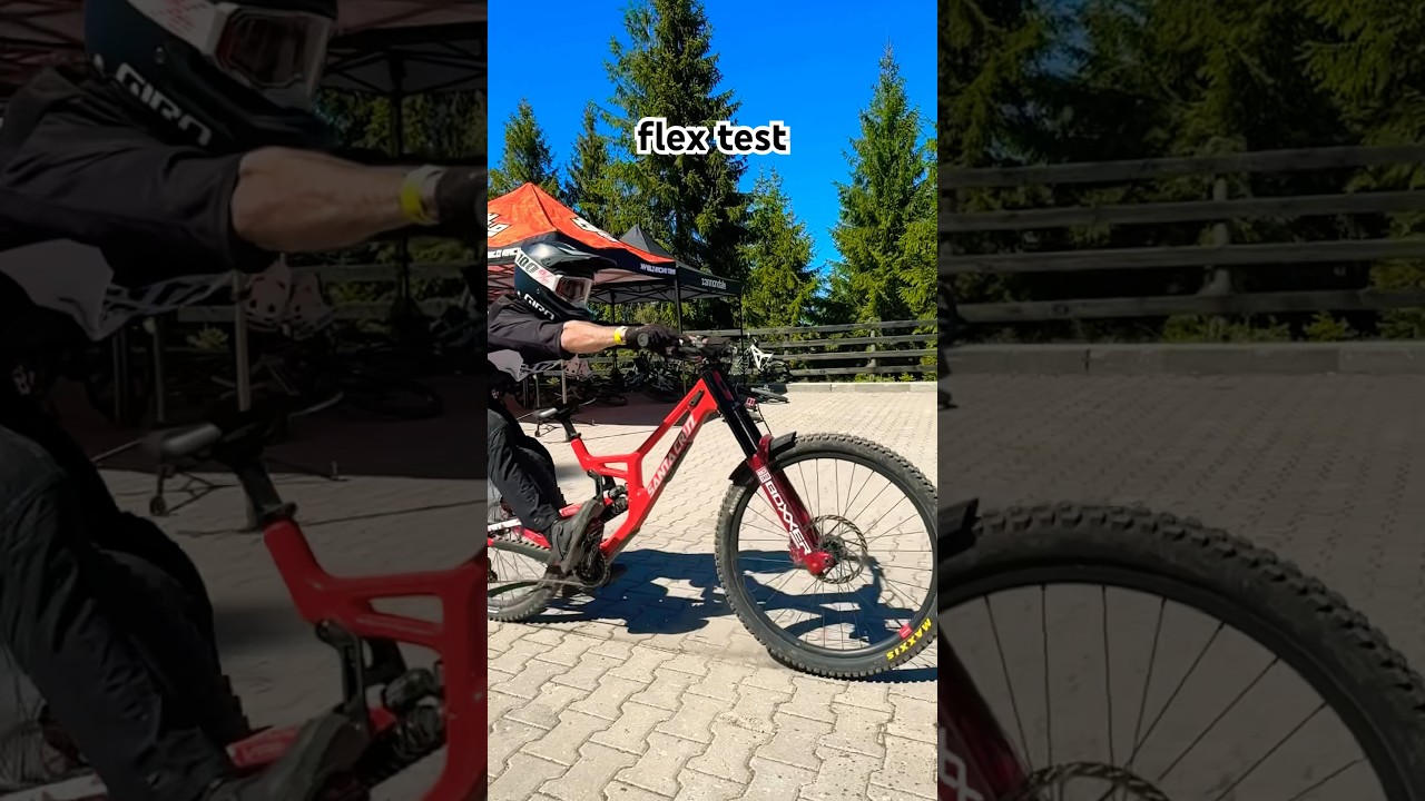 So little flex | NEW RockShox Boxxer test #downhill #downhillbike #mtb #bike #bikelife