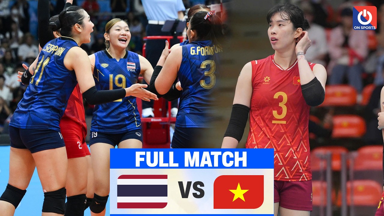 FULL HD | THAILAND vs VIETNAM | Đỉnh cao bóng chuyền ĐNÁ, Thanh Thúy khiến người Thái khóc thét