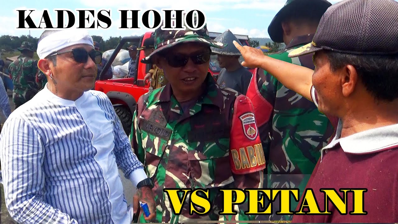 Kades Hoho, Disawah Nyaris Adu Mulut Dengan Petani Yang Menginginkan Ini