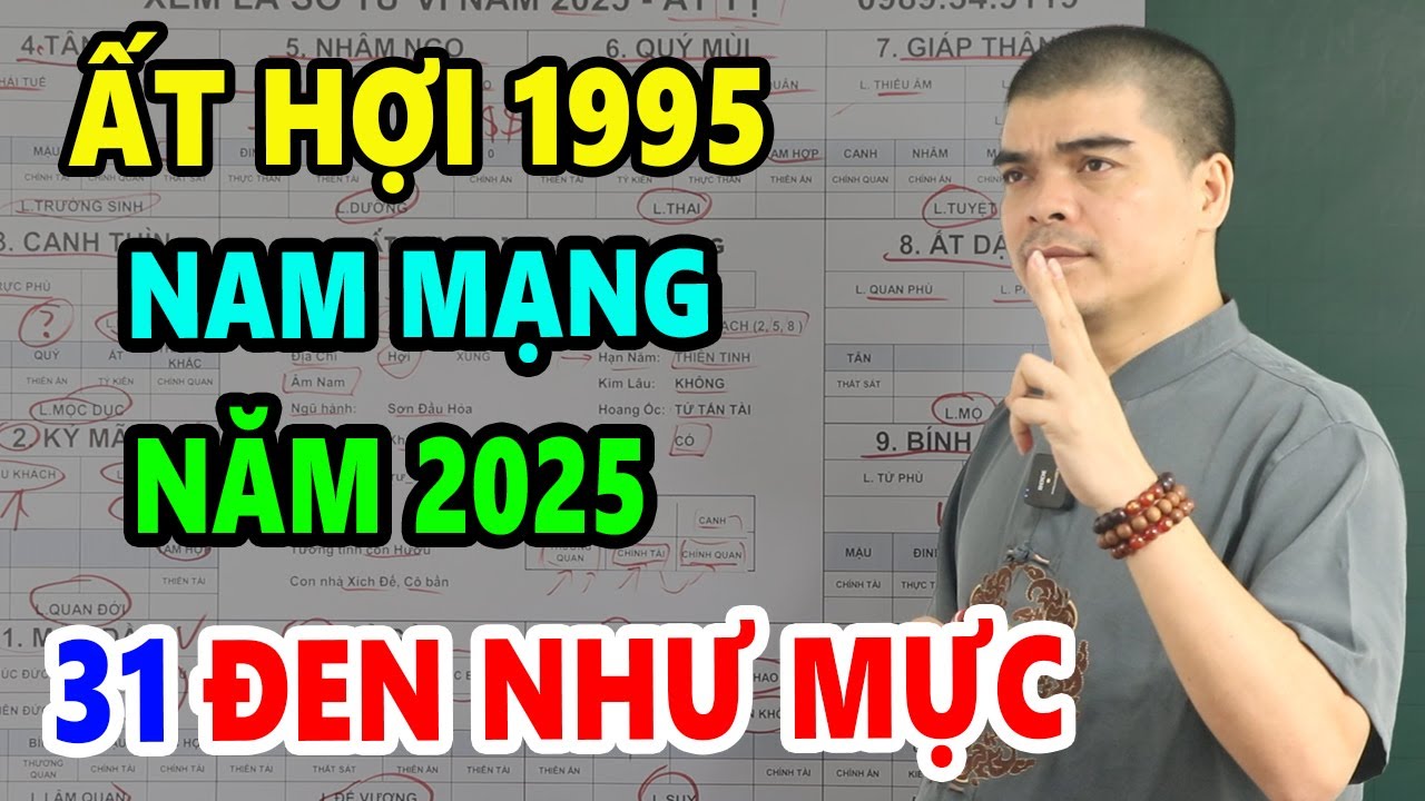 Tử Vi Tuổi Ất Hợi 1995 Nam Mạng Năm 2025 Ất Tỵ Sẽ Ra Sao? Muốn Giàu Sang Phú Quý Phải Nhớ 3 Điều Này