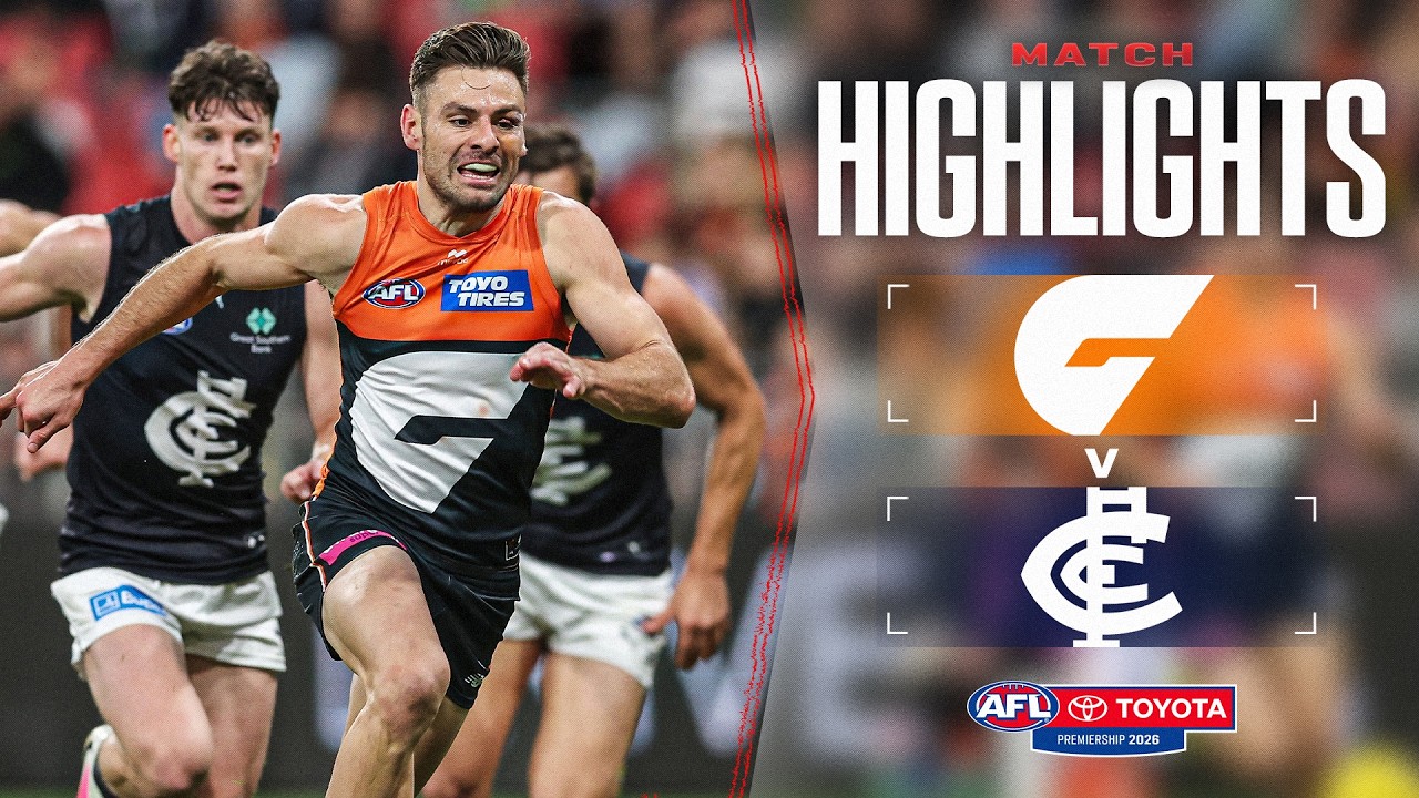 GWS Giants v Carlton Highlights | Round 15, 2026 | AFL