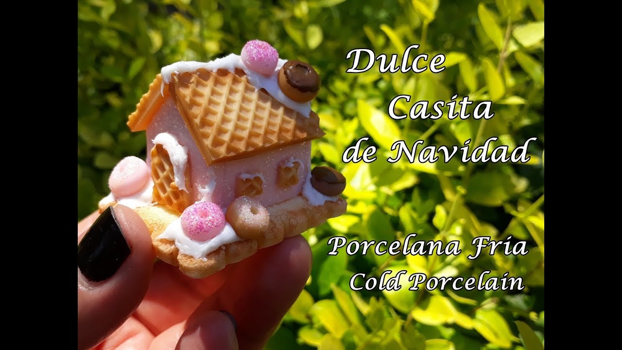 Dulce Casita de Navidad en Porcelana Fria / Cold Porcelain