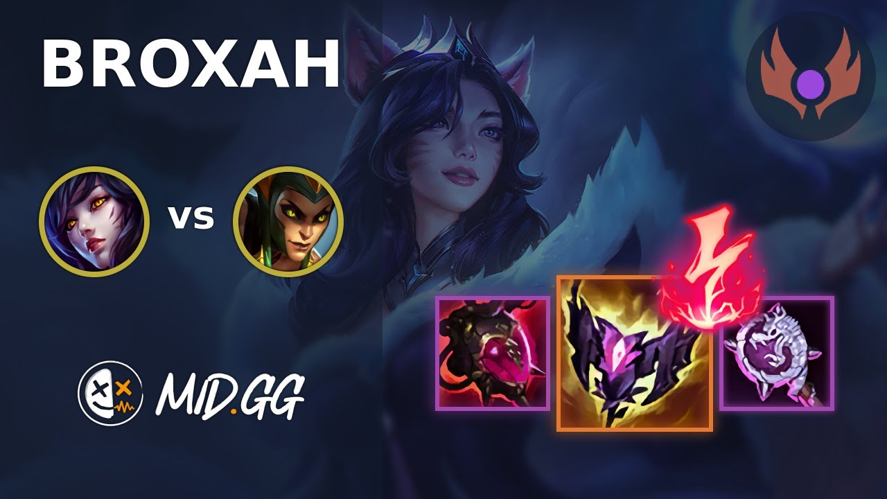 MID.GG: [ Broxah ] Ahri MID vs Cassiopeia | EUW MASTER | LOL Season 2025