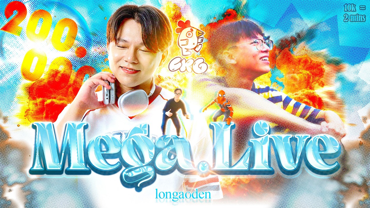 🔴CHÀO THÁNG 2 MEGALIVE 200k SUBS - 10k = 2p