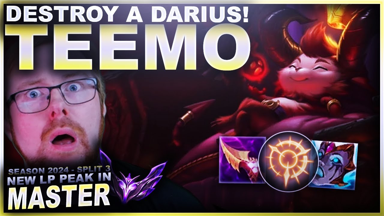 HOW TO ABSOLUTELY DESTOY A DARIUS! TEEMO! | League of Legends
