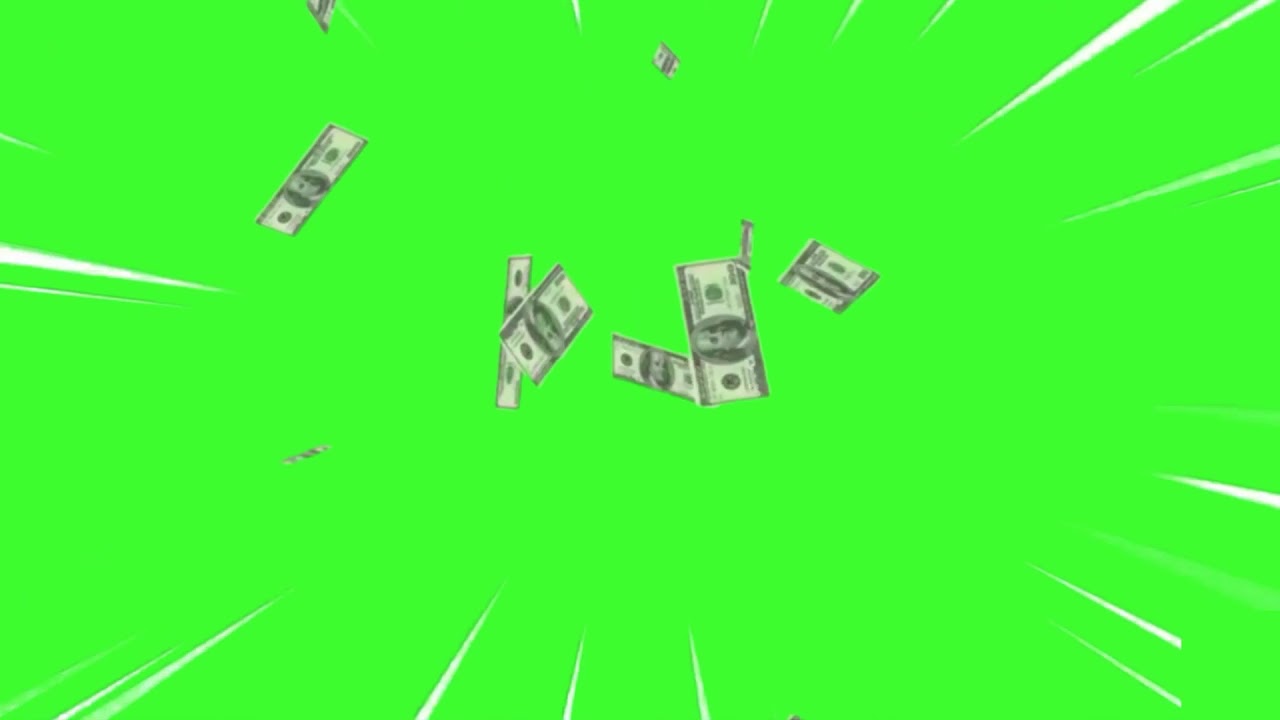 Money+Effect Green Screen