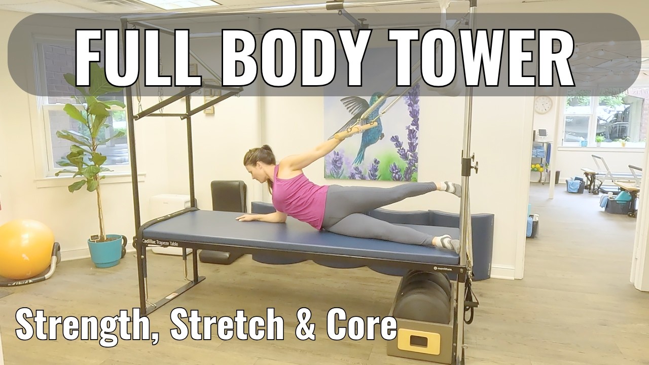 Full Body Pilates Tower Workout | All Levels Strength, Stretch & Core