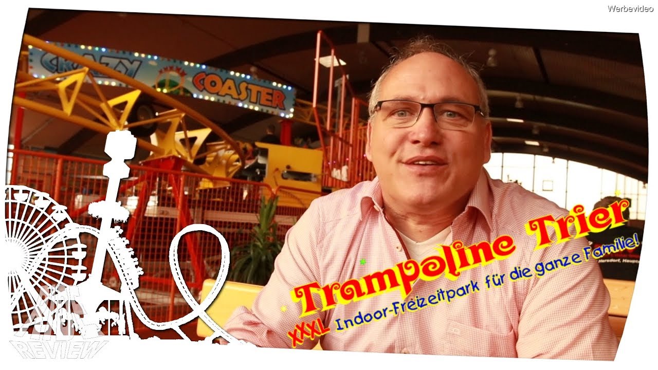 Trampoline Trier - XXXL Indoor Freizeitpark für die ganze Familie - Ride Review Reportage
