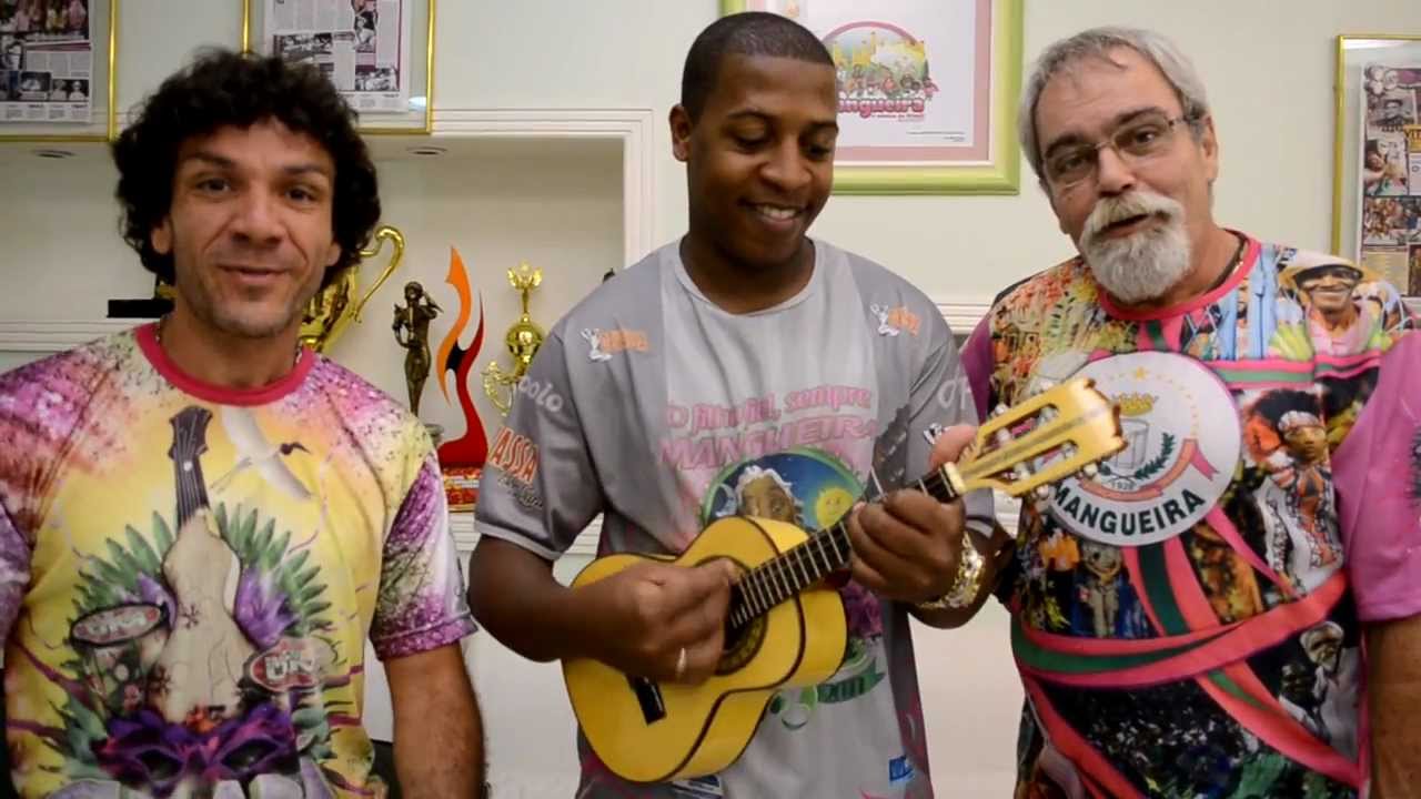 Luizito e Zé Paulo cantam o samba da Mangueira para o carnaval 2013