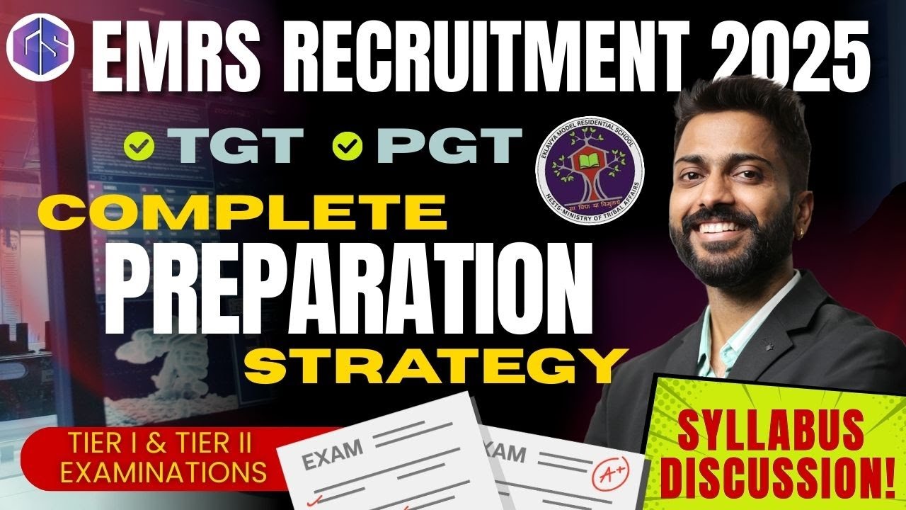 EMRS TGT/PGT Syllabus | Complete preparation & Guidance | Tier1 & Tier2 Exam