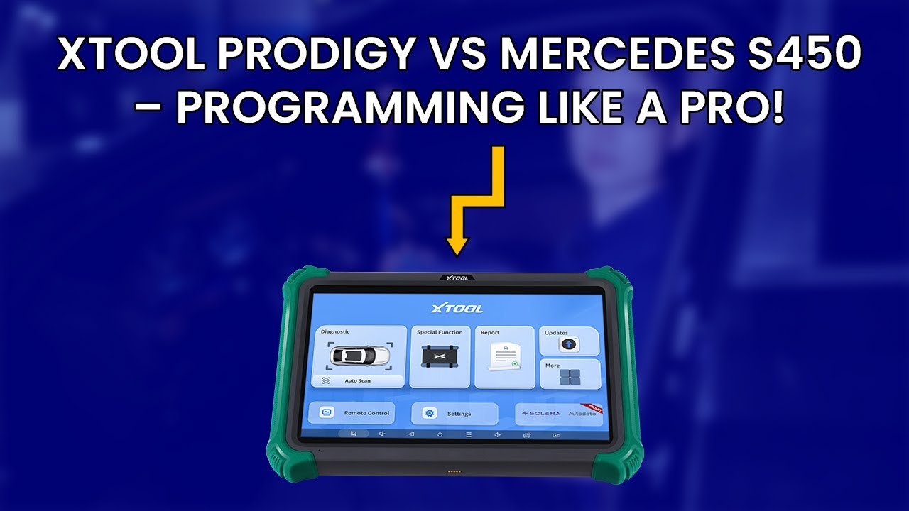 XTOOL Prodigy против Mercedes S450 – Программирование как у профессионала! #mercedes #codingmadee...