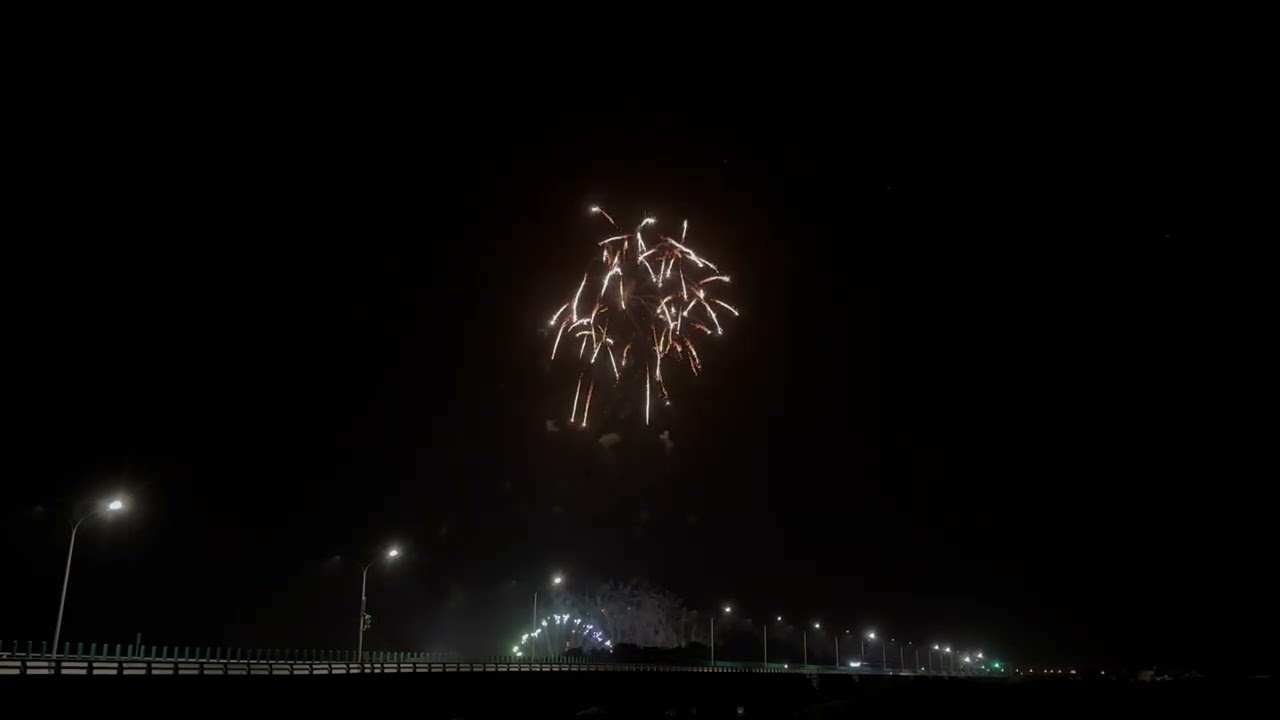 桃園天德道院如意媽祖南巡南鯤鯓雙風火輪煙火