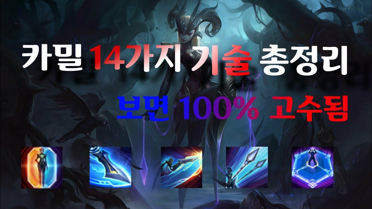 카밀 14가지 콤보 총정리