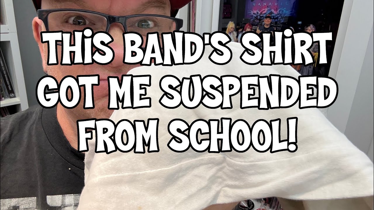 Getting Suspended From School For Wearing A Band Shirt! #bandshirt #bandtee #bandtshirts #Bandshirt
