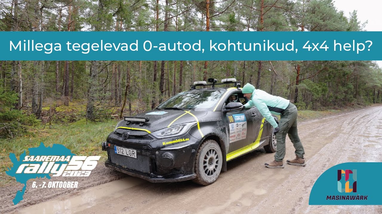Saaremaa Rally 2023 - 0-autod, kohtunikud, ka nende töö on väga oluline