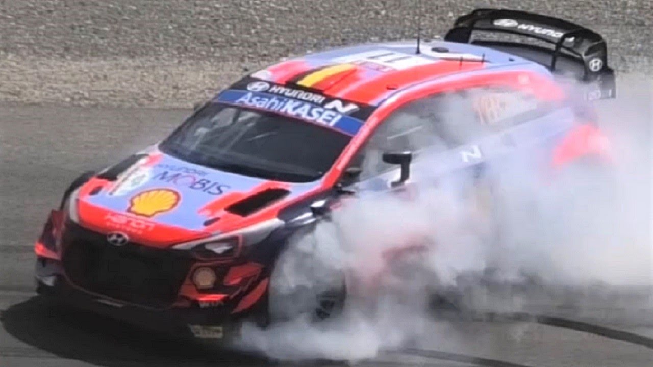 WRC Ypres Rally Belgium 2021 - Ogier Puncture, Neuville Donuts, & Action - Spa-Francorchamps