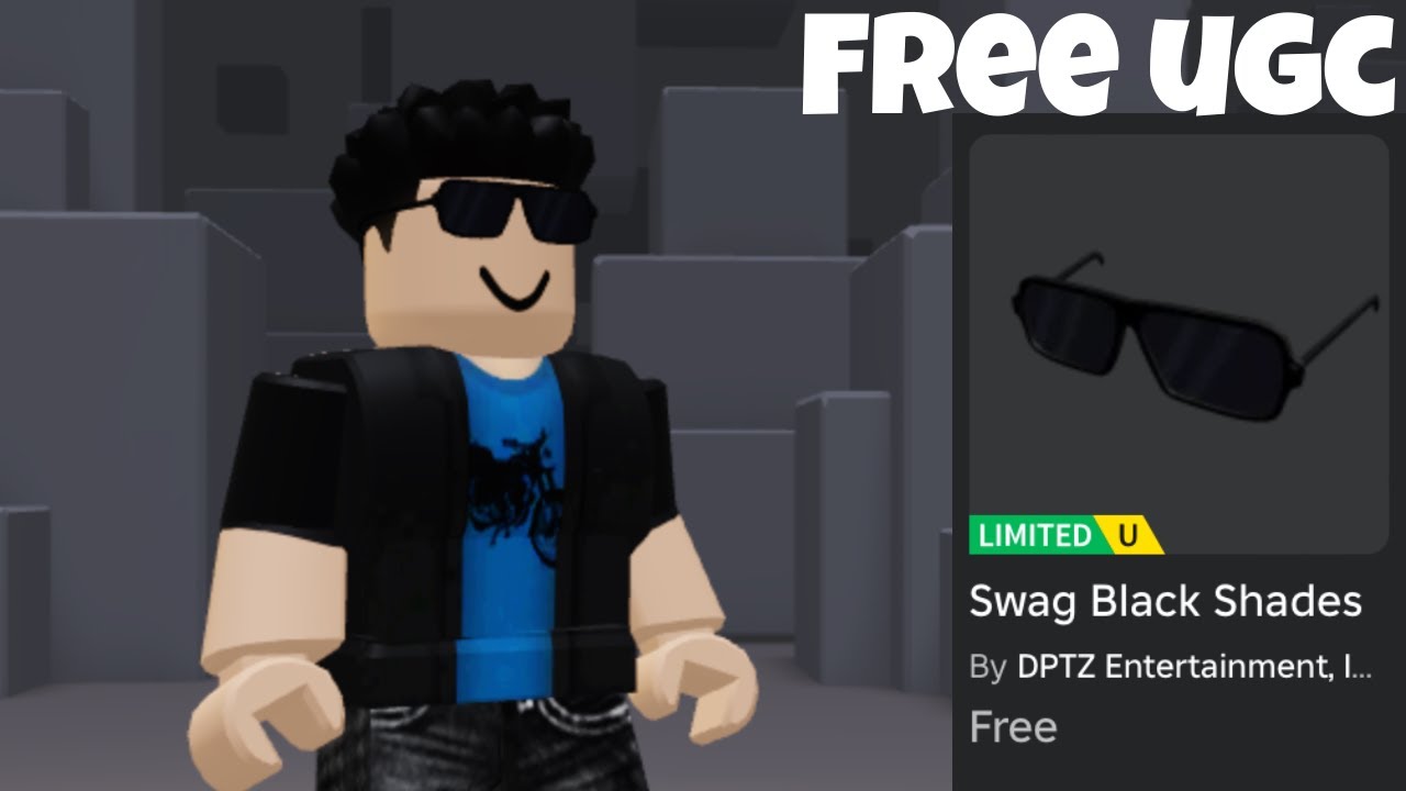 Free UGC Limited! How To Get Swag Black Shades In WAG | Roblox | Free UGC