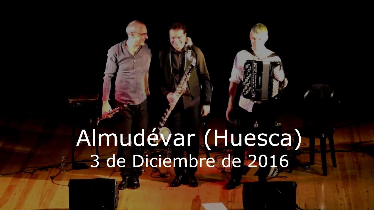 Selección de momentos del Concierto de Trivium Klezmer en Almudévar (Huesca). 3-12-2016