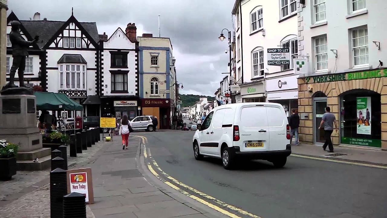 Town Centre, Monmouth, Wales