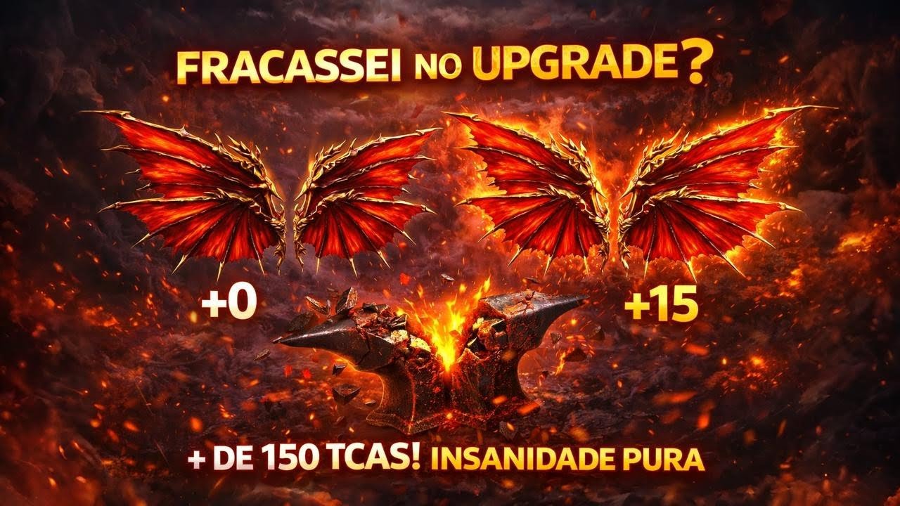 NÃO FAÇA ISSO! +150 TCAs Tentando Upar Asa Level 5 de BM 😱