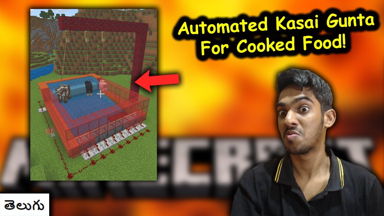 I Made Automated Kasai Gunta in MINECRAFT! | CoolSandBoy | Telugu