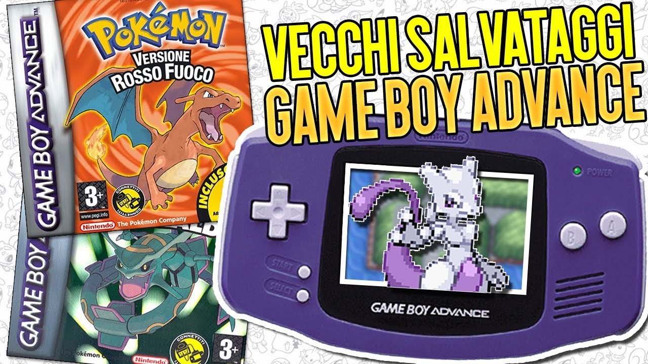 ESPLORIAMO I SALVATAGGI DEI GIOCHI POKEMON DEL GAME BOY ADVANCE! - Pokémon Rosso Fuoco e Smeraldo