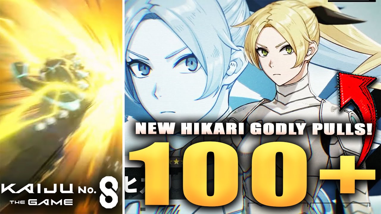 *LIMITED* HIKARI GODLY 100+ SUMMONS! (Kaiju No 8 The Game)