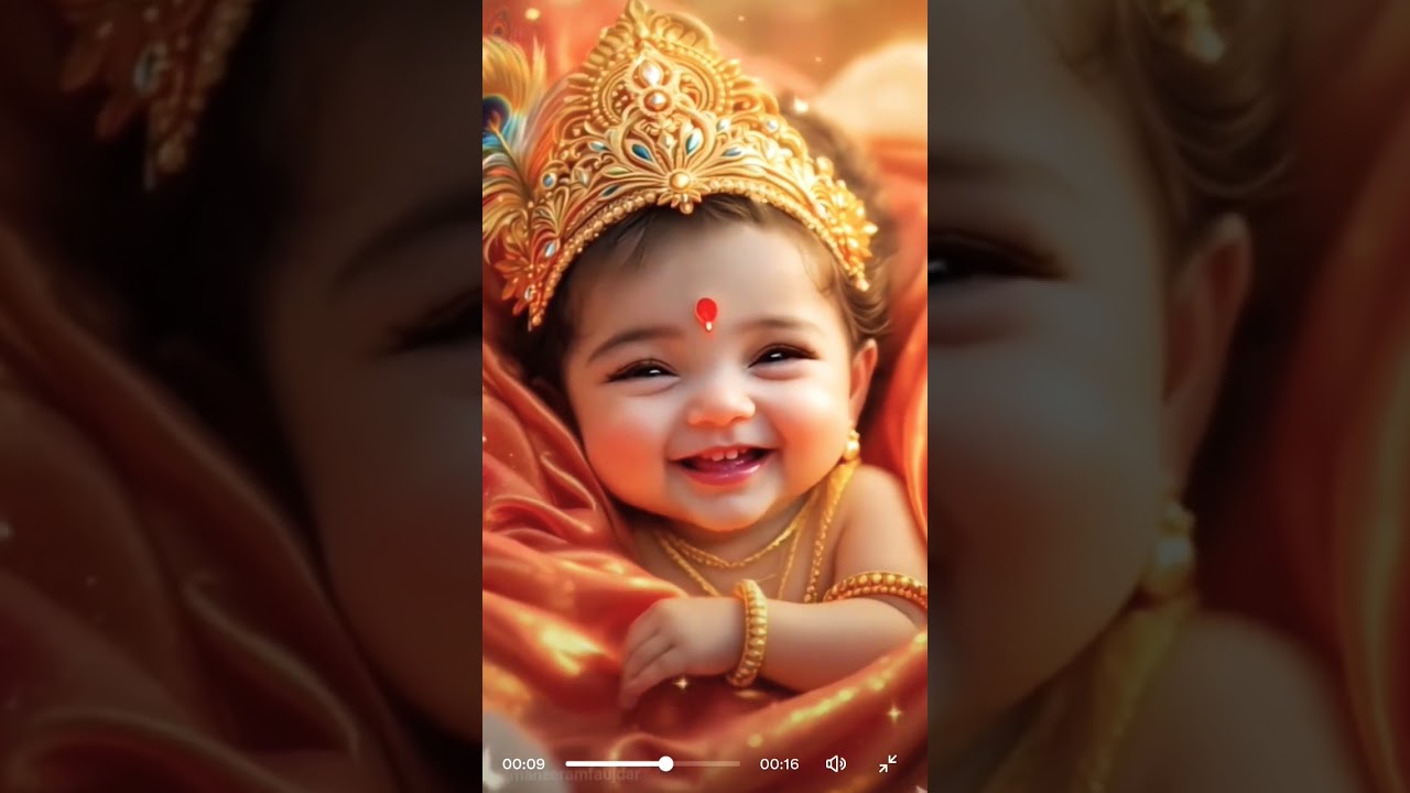#fluteofkrishna #littleradhe #baby #ganamusic #love #traditionalmusic #cute #viralshort