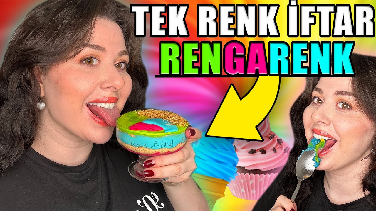 TEK RENK İFTAR 🌈RENGARENK🌈SON İFTAR MENÜSÜ /2023