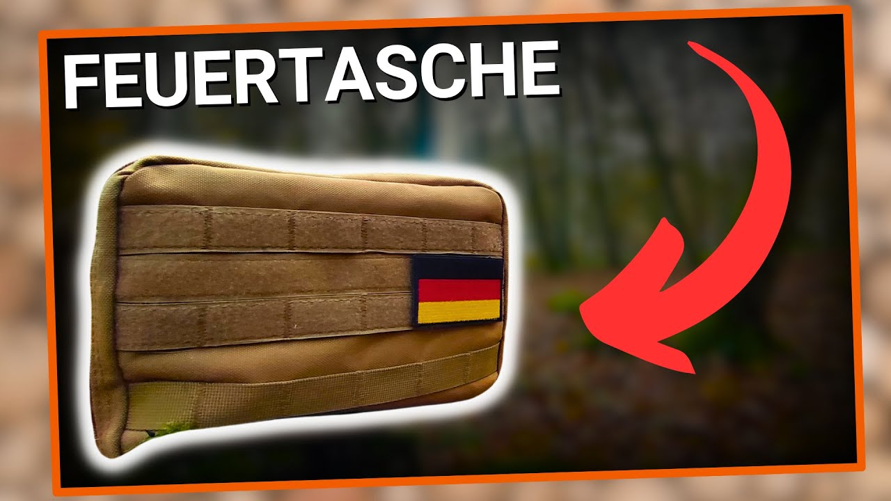 Feuertasche EDC | Feuer und Zunder und Gear für ein Feuer