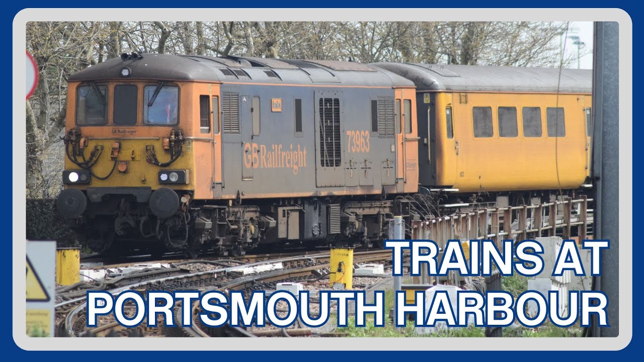 Trains at PORTSMOUTH HARBOUR 🚆 | GBRF Class 73s & Southern Services