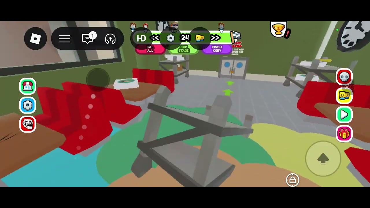 Roblox deli işçiden kaçış #keşfet #roblox 