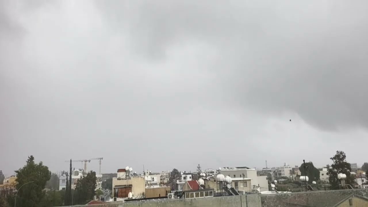 Real Heavy Rain Sounds for Sleeping | 1 Hour Cyprus Storm Ambience, No Loops, No Music