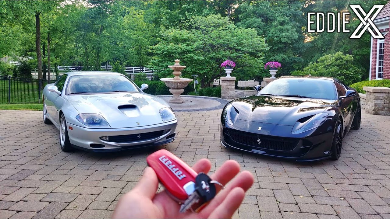 Ferrari 812 Superfast vs 550 Maranello | 20 Years Of Ferrari V12