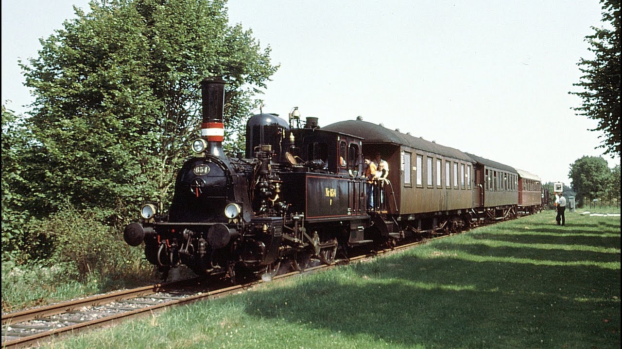 Die Angelnerbahn Kappeln - Süderbrarup Lok 654F Sommer 2005