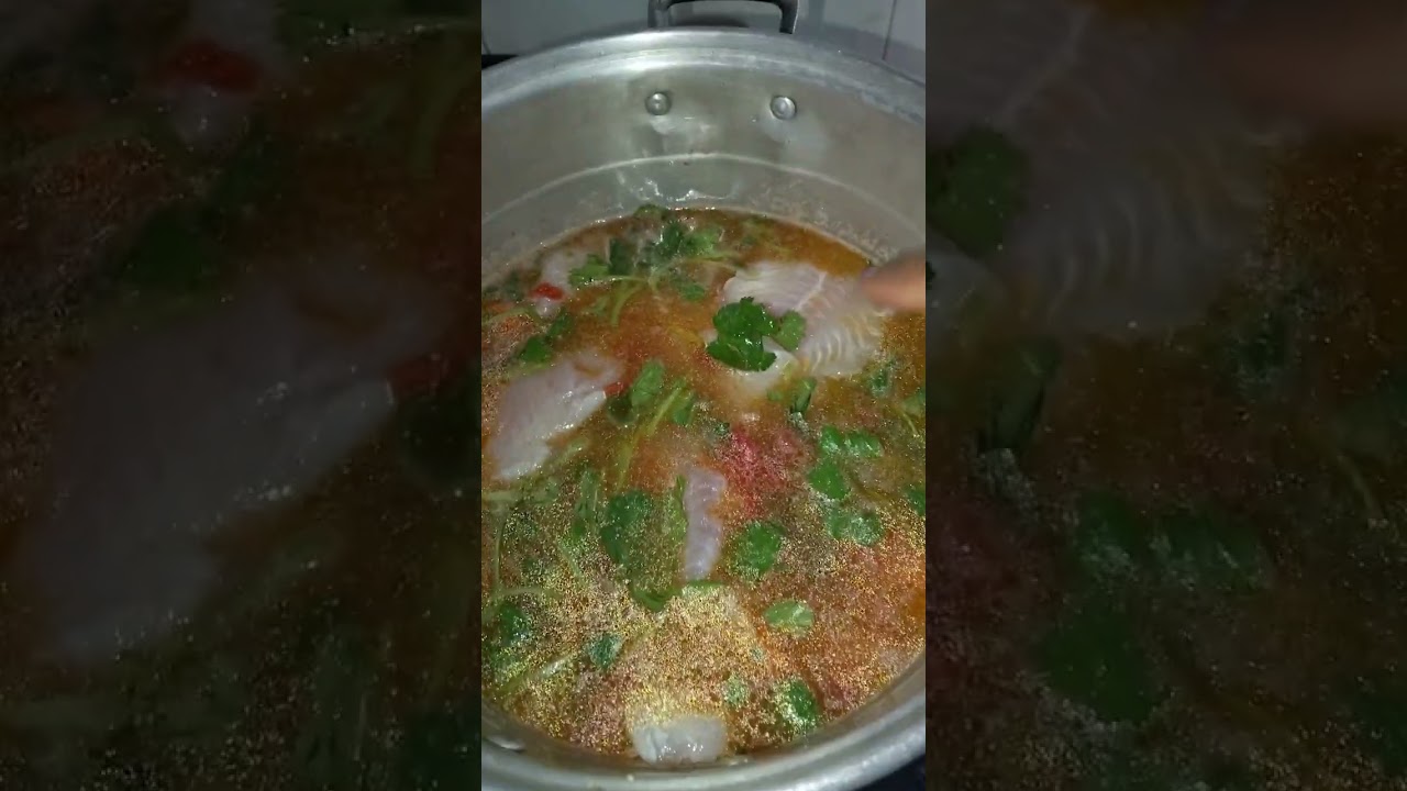 Receta 👩🏼‍🍳 caldo de filete de pescado 🐟🤤 