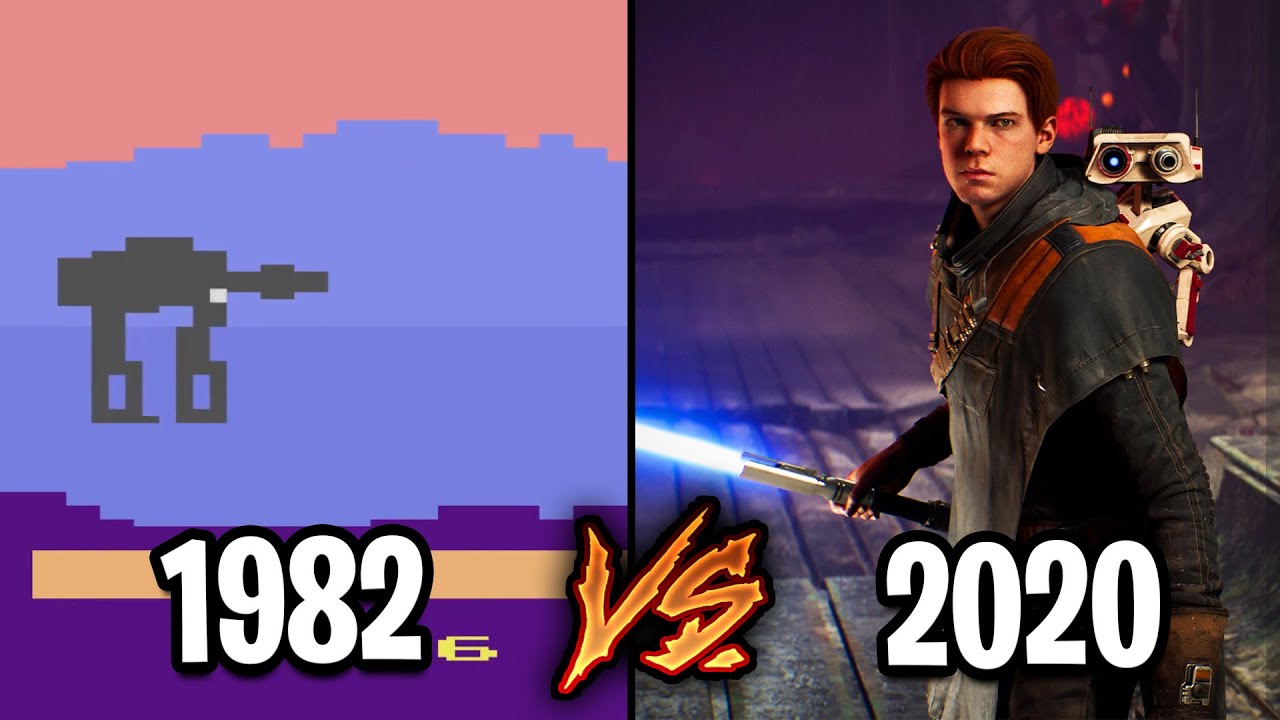 Evolution of Star Wars Games - 1982 to 2020