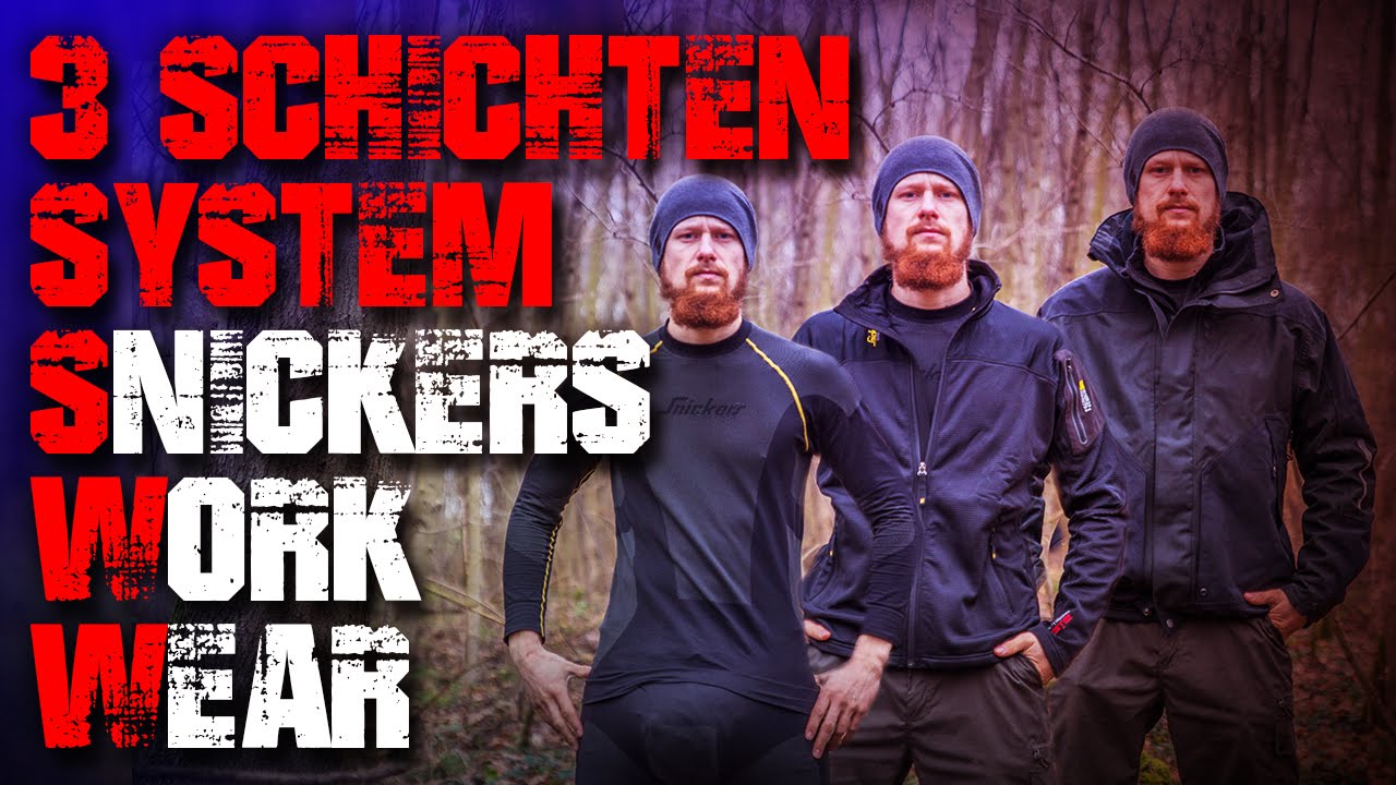 3 Schichten System - Outdoor Kleidung Jacke Fleece - Snickers Workwear XTR Gore Tex
