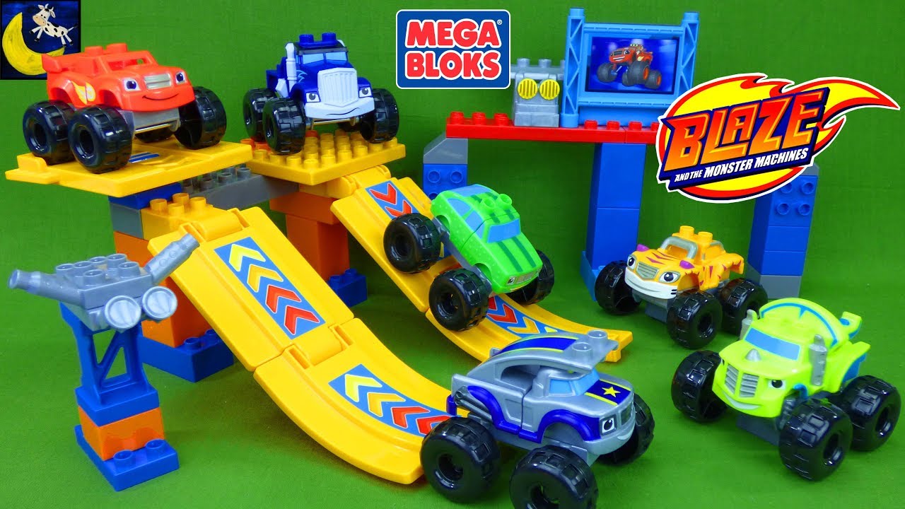 Mega Bloks Blaze and the Monster Machines Monster Dome Raceway Garage Paw Patrol Nesting Dolls Toys