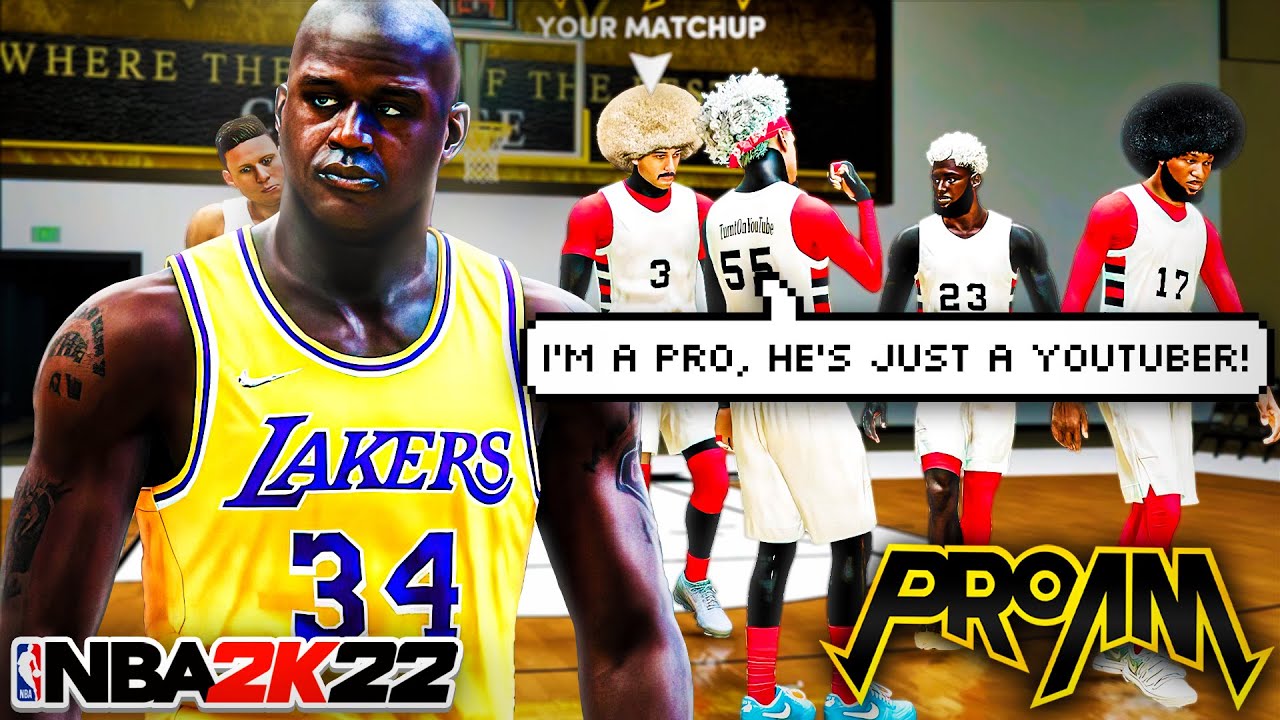 CHOC ВЫЗОВ моему билду Шакила О'Нила в COMP PRO AM на NBA 2K22