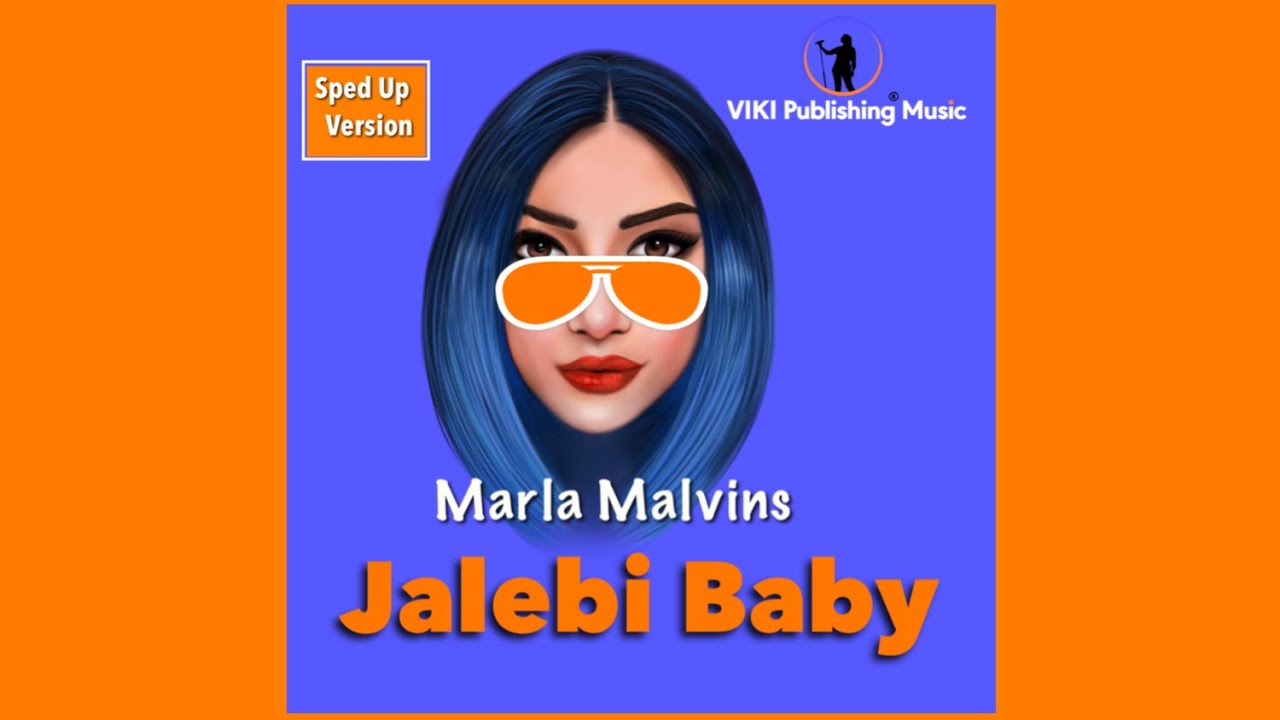 Jalebi Baby (Sped Up Version) | Marla Malvins  | Tesher | Lyric Video |VIK IPublishing Music | ISRO