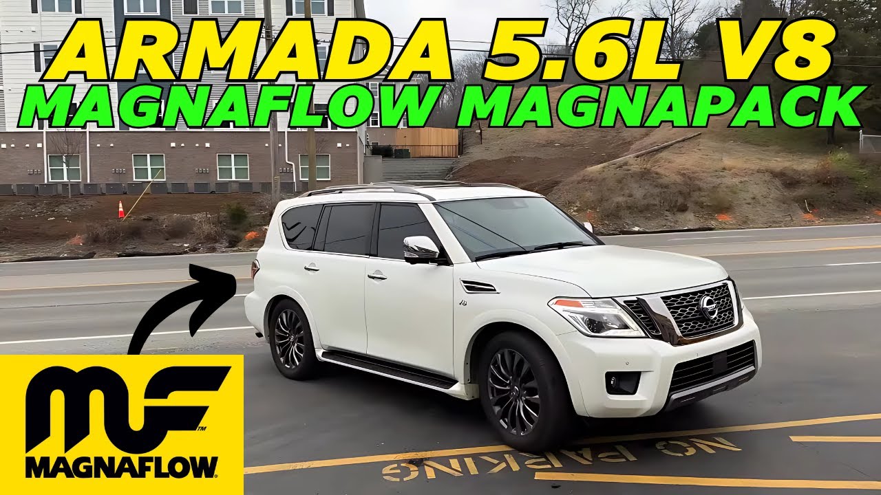 2020 Nissan Armada Platinum 5.6L V8 Exhaust Sound w/ Magnaflow Magnapack!