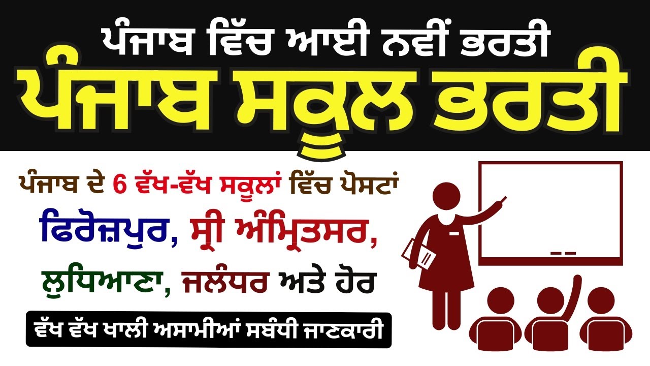 punjab school principal recruitment 2025 |  #job2025 #jobsearch #exam #schooljob #schooljobs