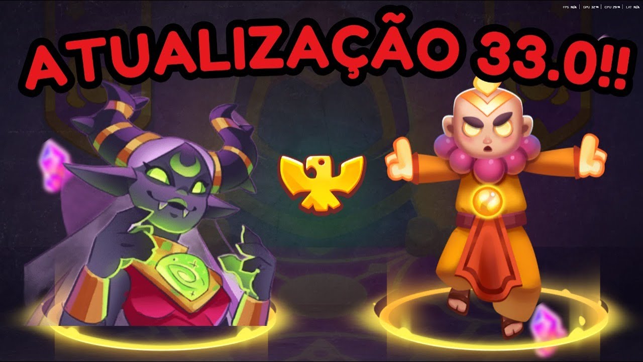 RUSH ROYALE - R1 DO MONGE E LUCIA!! MONGE NOVO META F2P??