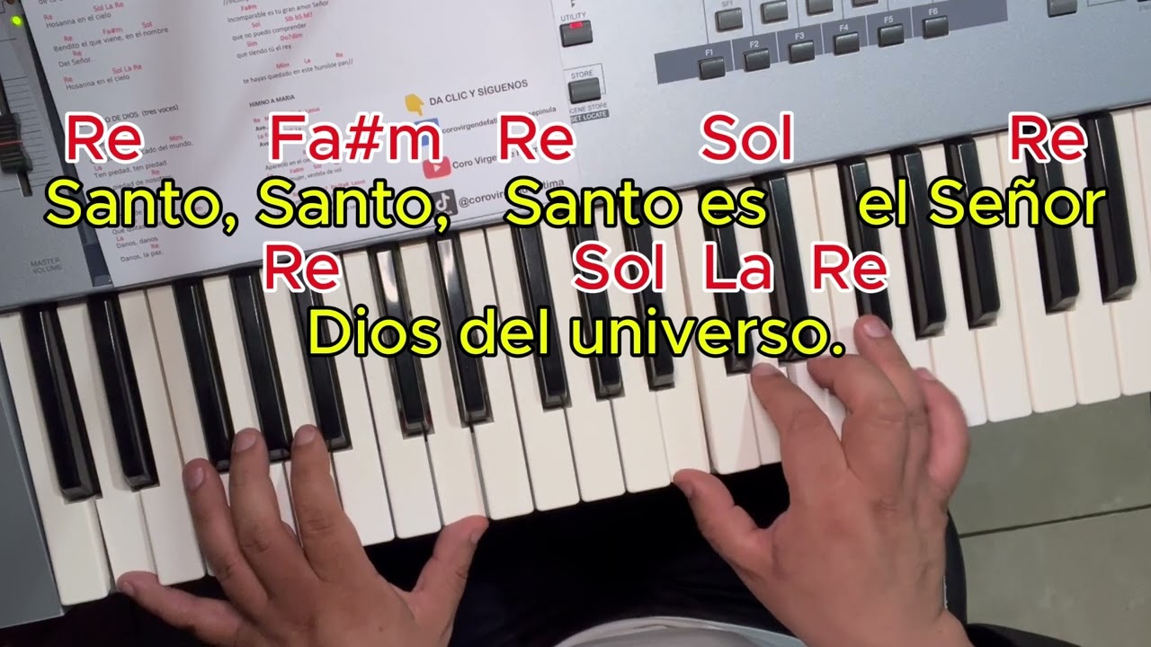 SANTO │ MIGUEL MANZANO │ LETRA Y ACORDES / CANTO DEL SANTO