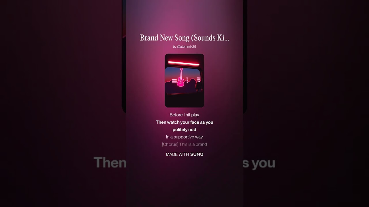Brand New Song (Sounds Kinda Familiar)